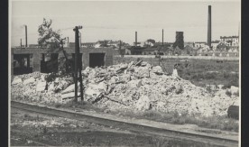 Łaźnia dla drużyn parowozowych i pracowników parowozowni. 10 sierpnia 1945 r.